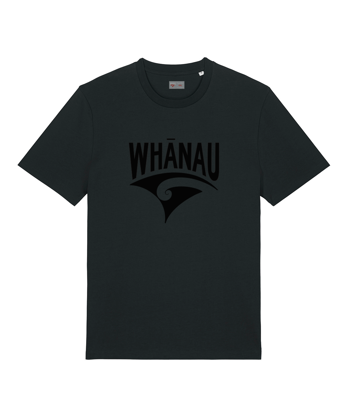 Whānau Men's Black On Black Tee
