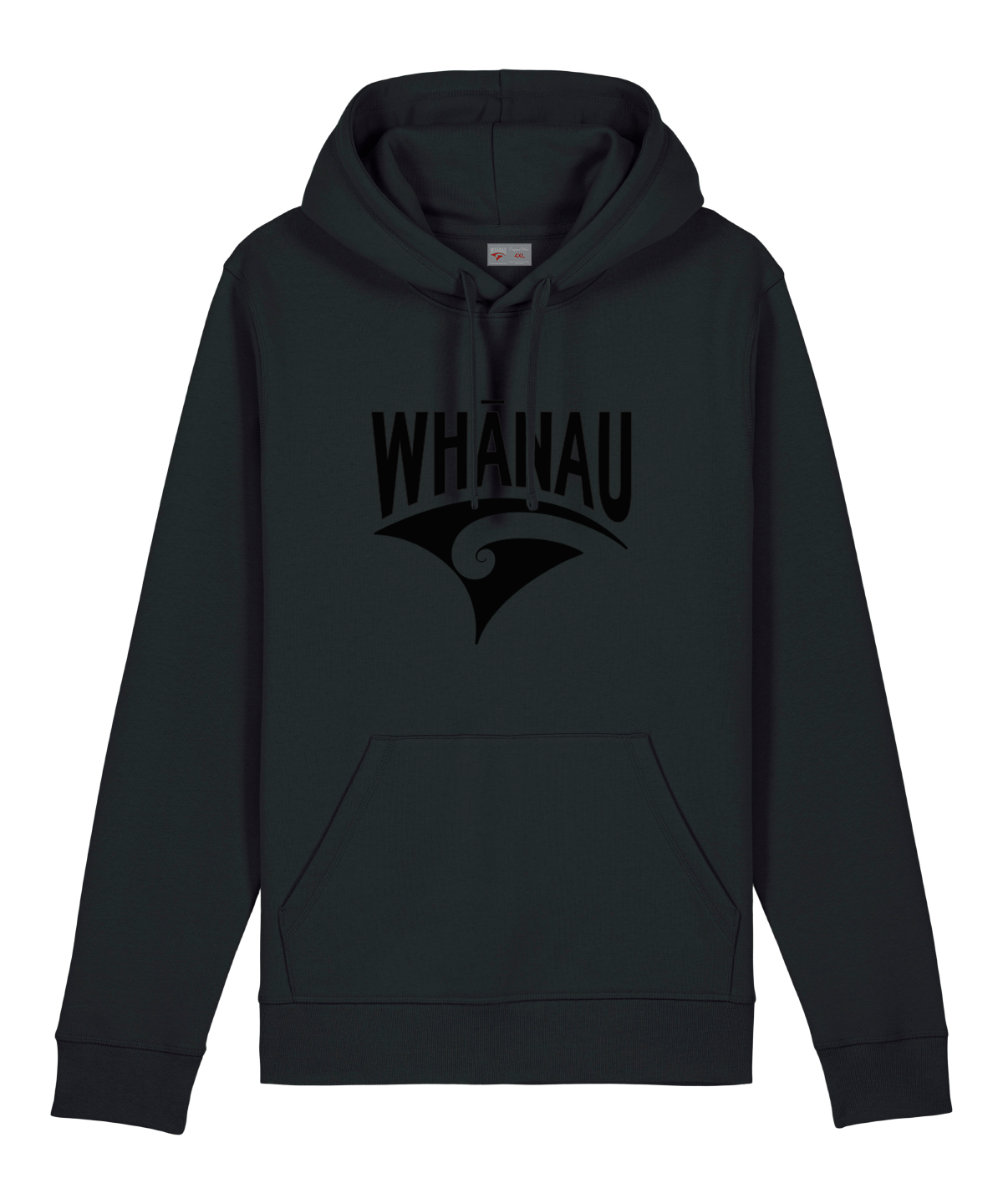 Whānau Black On Black Premium Men's Hoodie